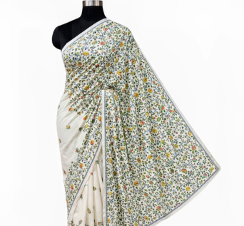 Kashmiri Hand Embroidered Saree