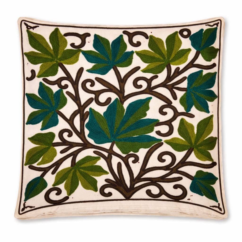 Set of 03 Cushion Covers Machine Embroidery 16x16 inch