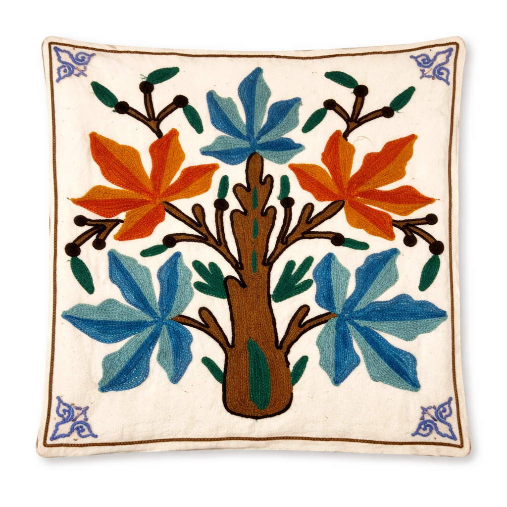 Set of 03 Cushion Covers Machine Embroidery