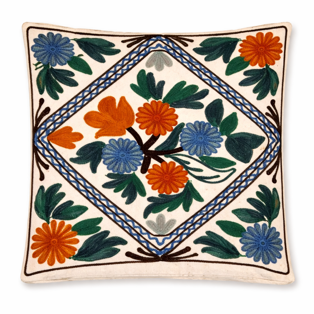 Set of 03 Cushion Covers Machine Embroidery