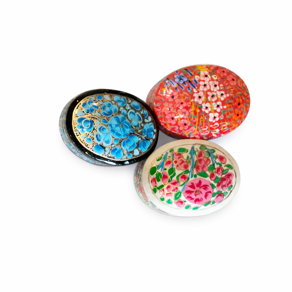 Set of 03 Paper Mache Small Box