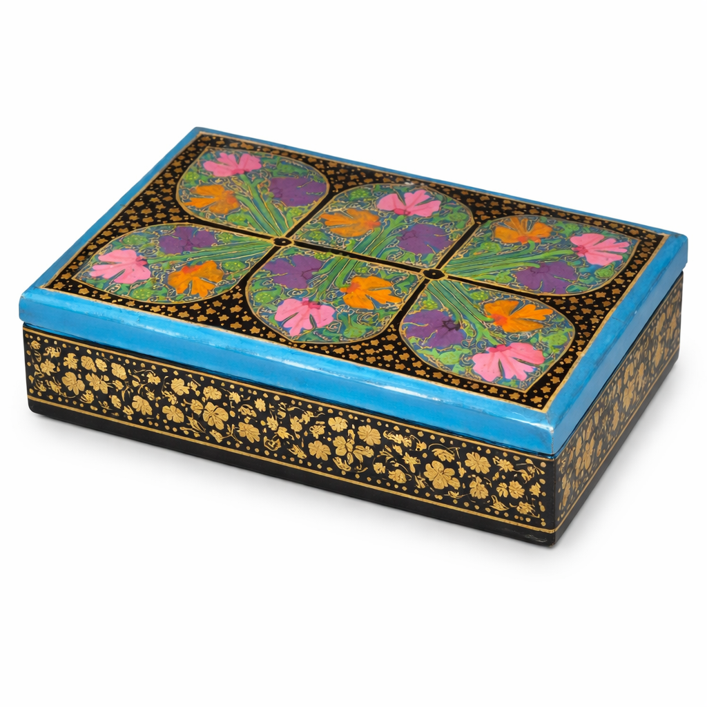 7x4 Flat Paper Mache Box