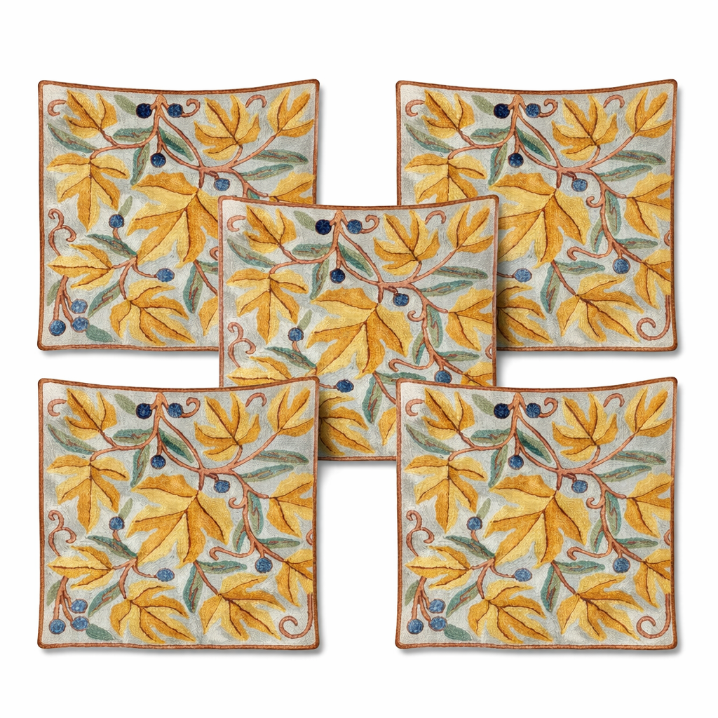 Set of 05 Cushion Cover 16 X16 Size