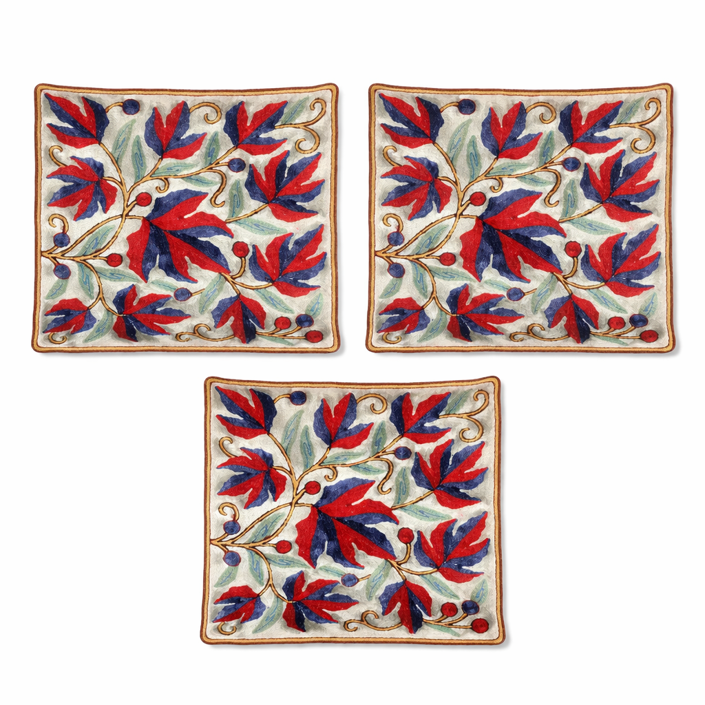 Set of 03 Cushion Covers 16x16 Inches