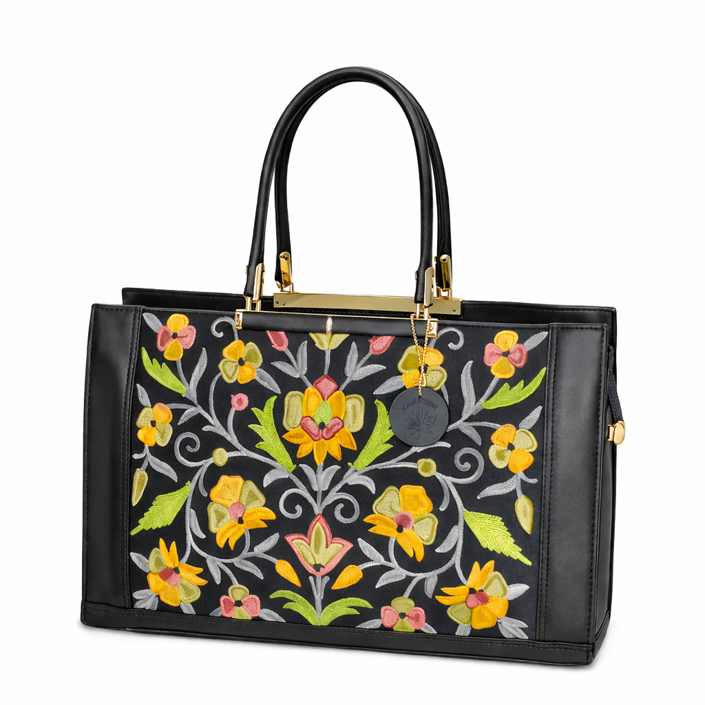 Black Purse with Inbuilt Laptop Pocket