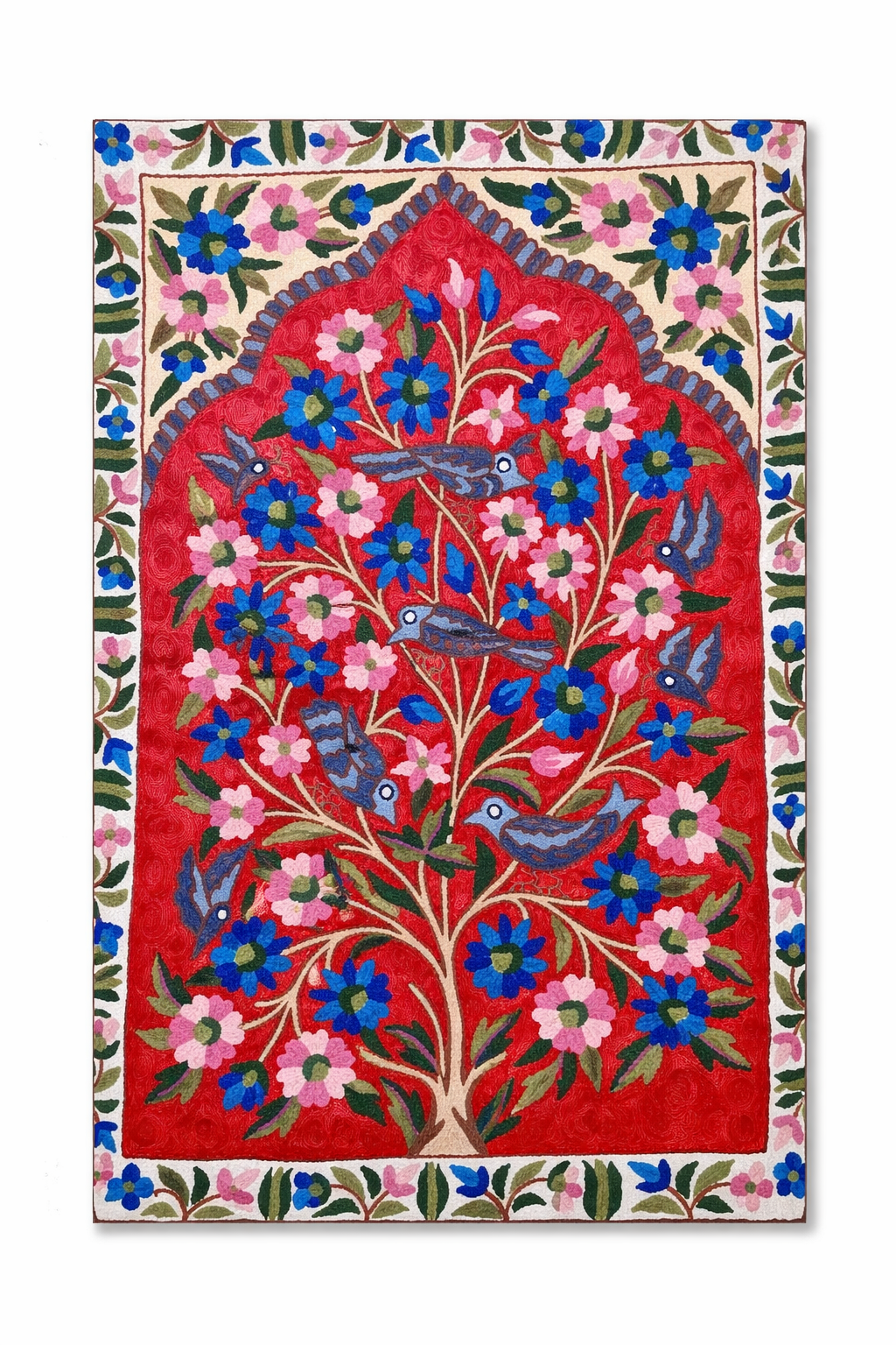 Hand Embroidery Wall Piece 2x3 Ft