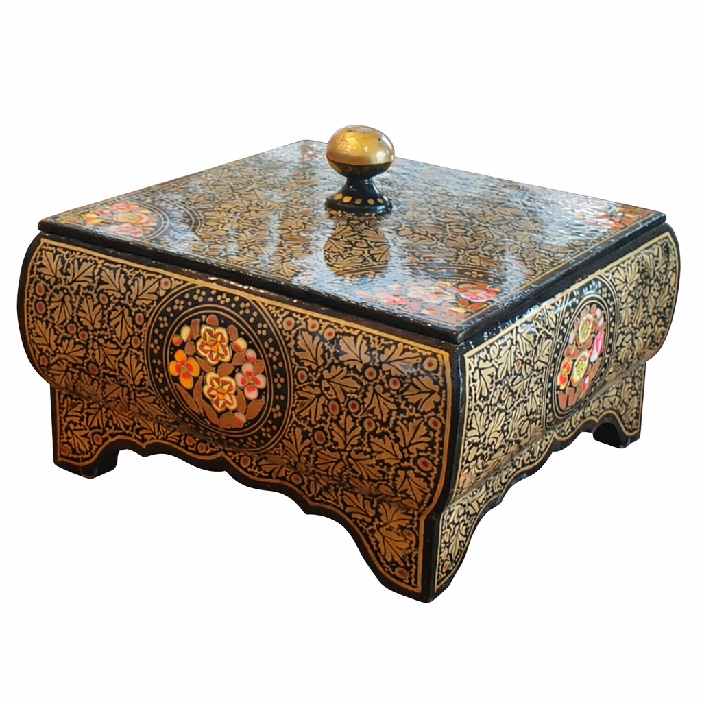 Paper Mache Art Dry Fruit Box