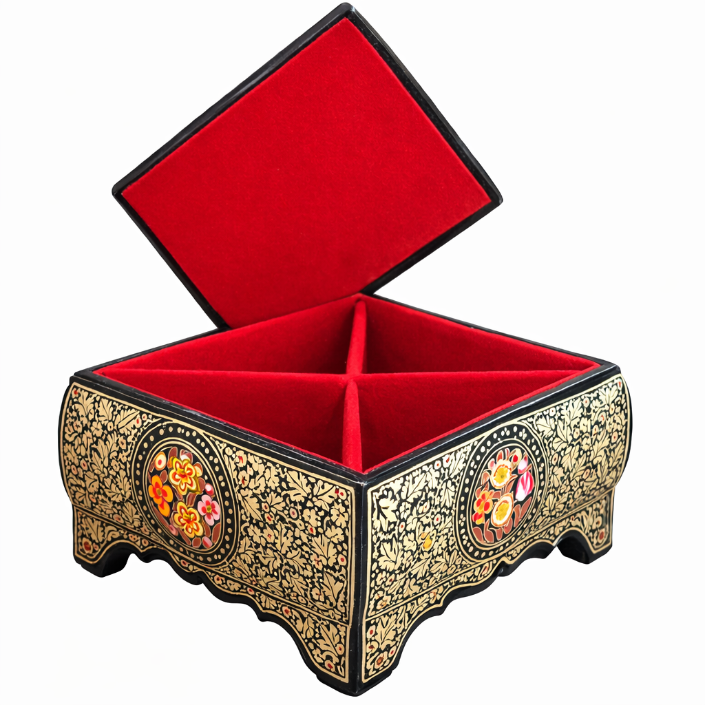 Paper Mache Art Dry Fruit Box