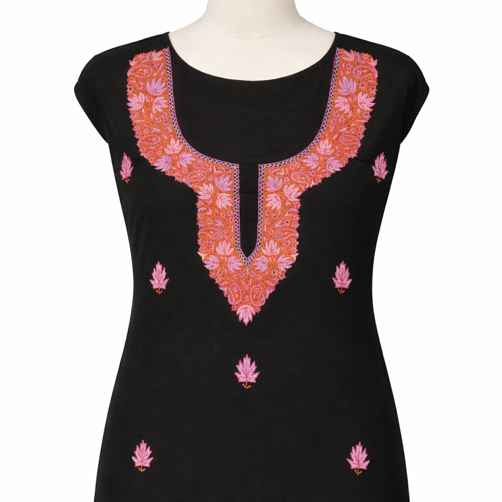 Pure Cotton Hand Embroidered Suit