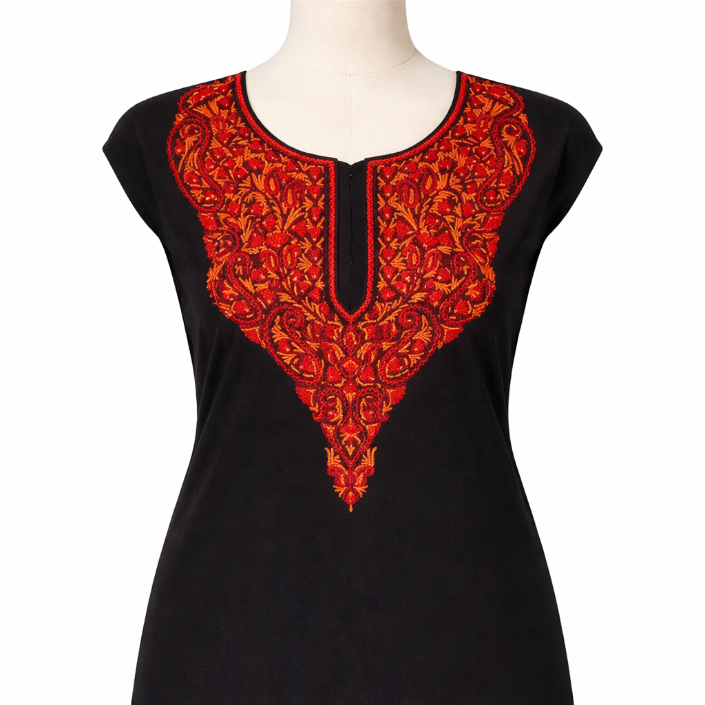 Pure Cotton Hand Embroidered Suit