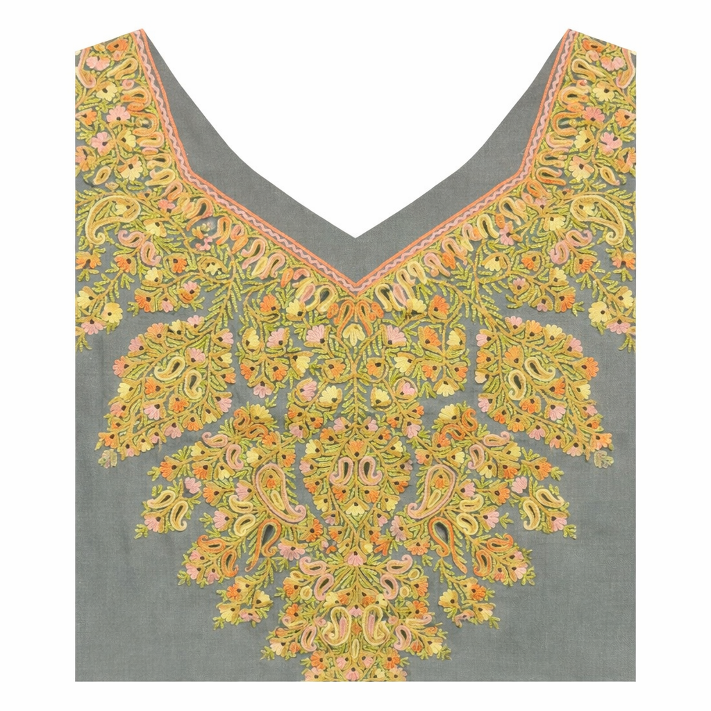 Pure Cotton Hand Embroidered Suit